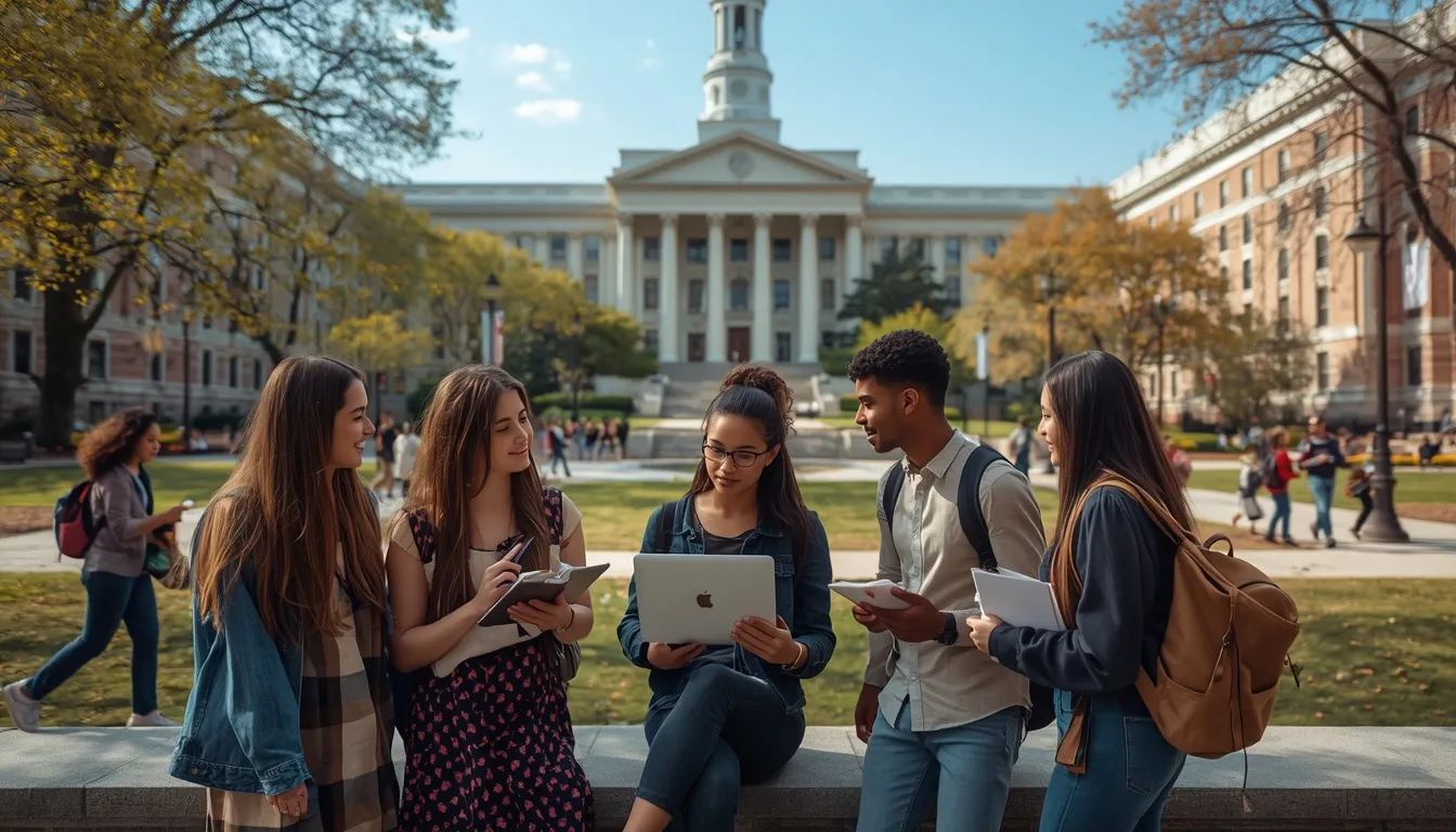 International students studying at top universities in USA